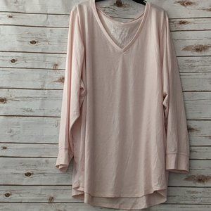 NWT - Torrid Pink Dogwood LS Tee - Size 30